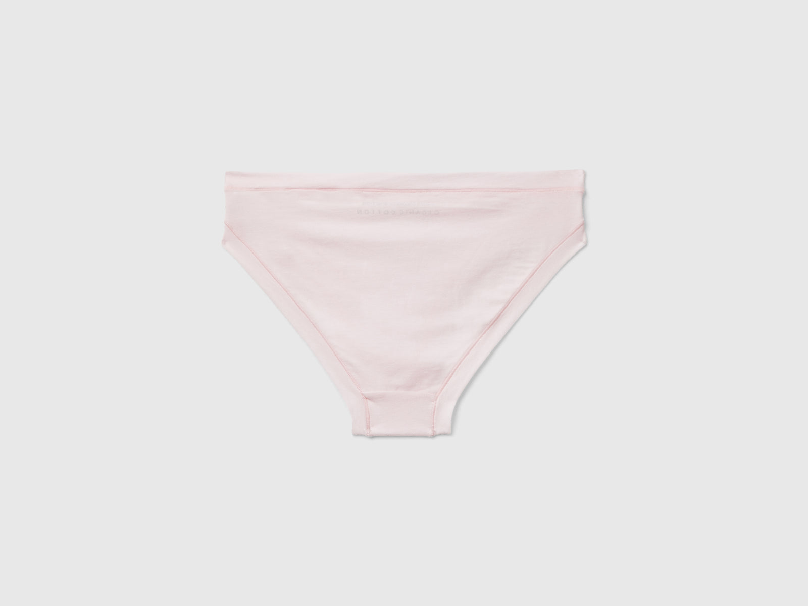 Slip vita bassa in cotone bio super stretch da donna rosa tenue 2 | Benetton Outlet