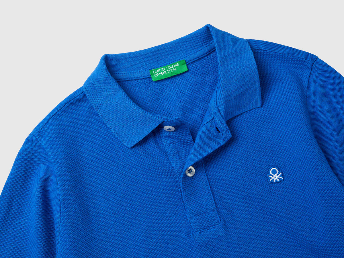 Polo manica lunga 100% cotone bio