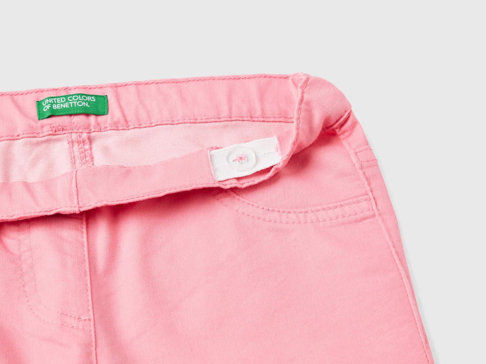 Pantaloni super skinny da bambina rosa 3 | Benetton Outlet