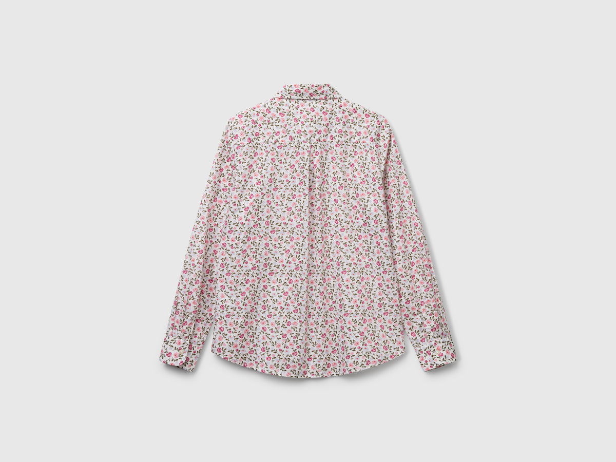 Camicia fantasia in cotone leggero