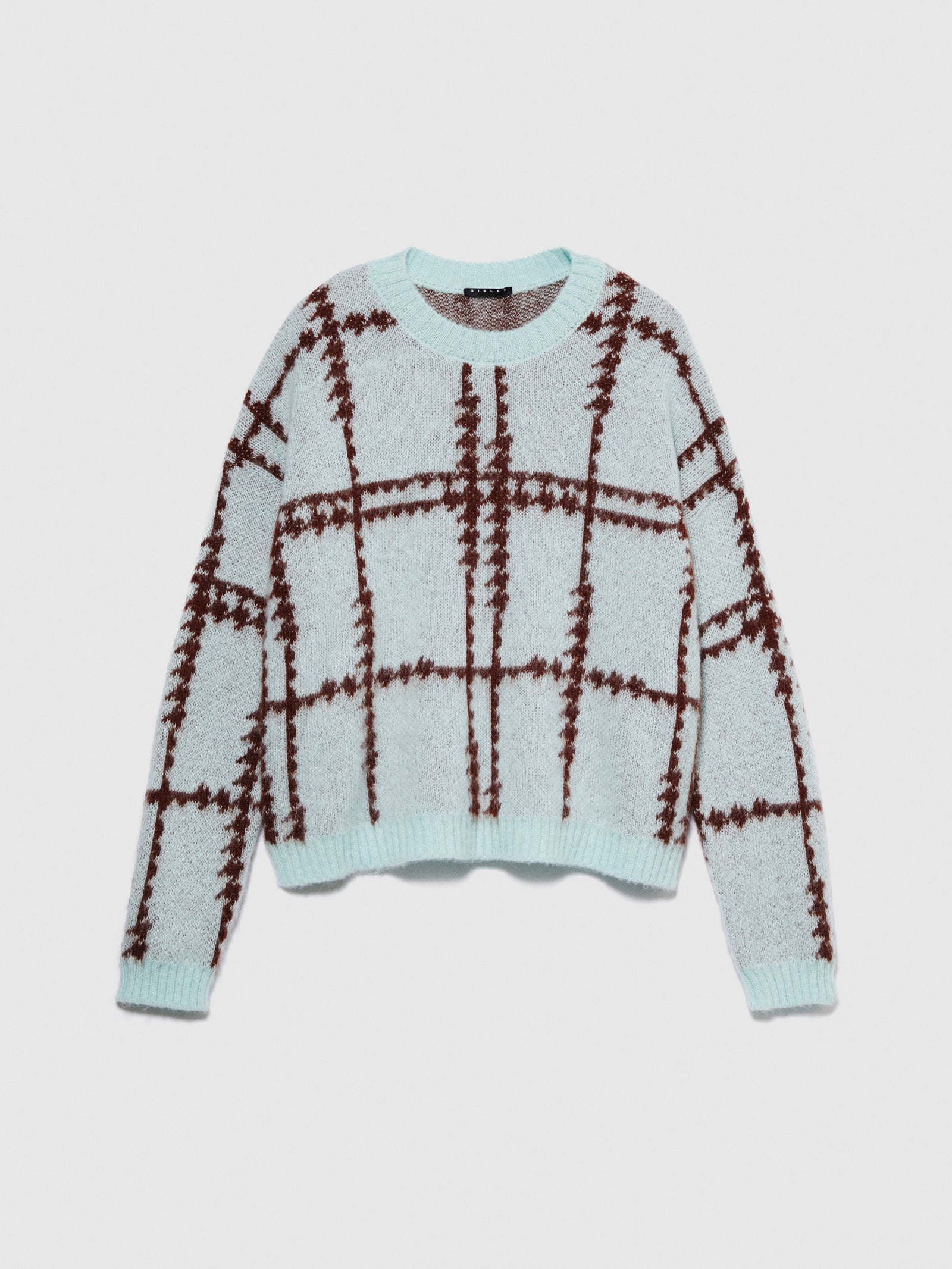 Maglia jacquard da donna azzurro | Sisley Outlet