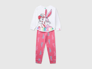 Pigiama lungo in puro cotone leggero