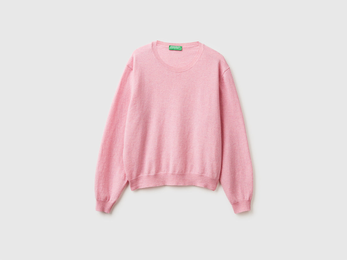 Maglia relaxed fit in pura lana Merino