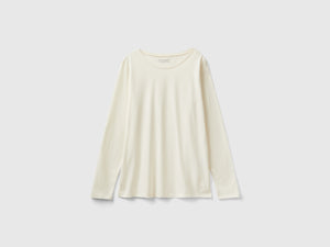 T-shirt in cotone a fibra lunga