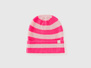 Cappellino in maglia a righe