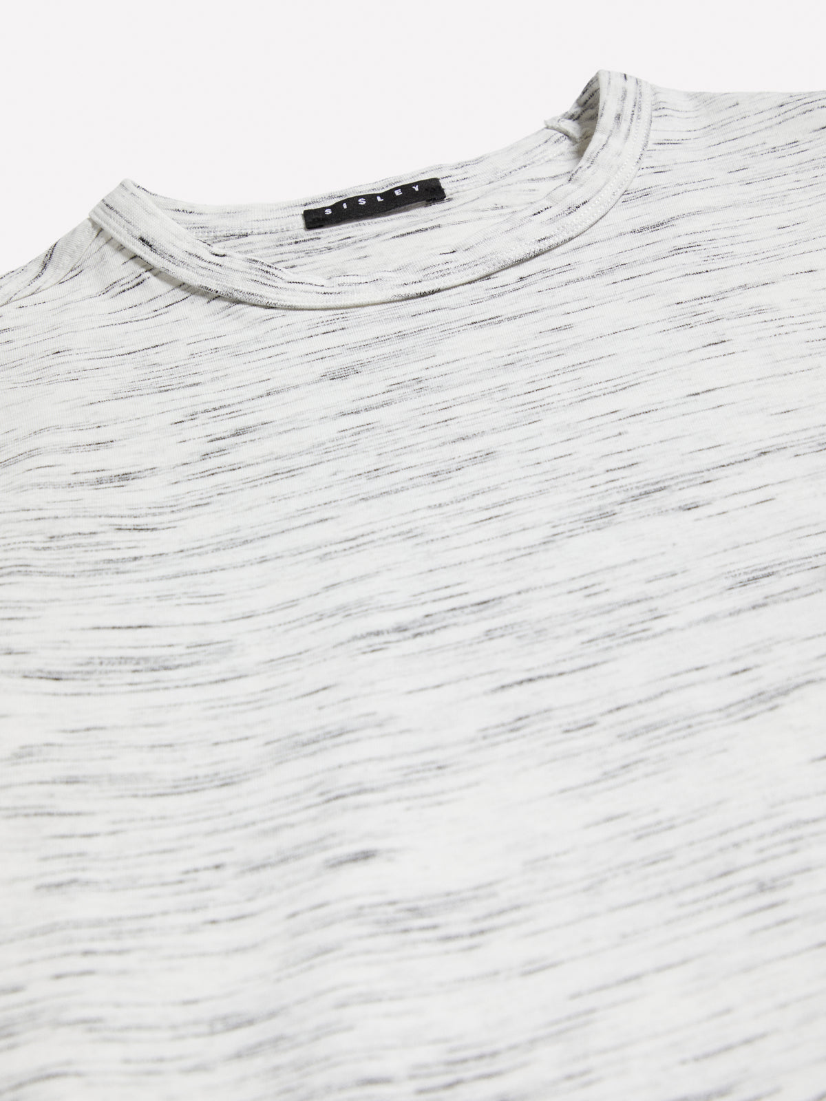 T-shirt fiammata con stampa effetto graffiti