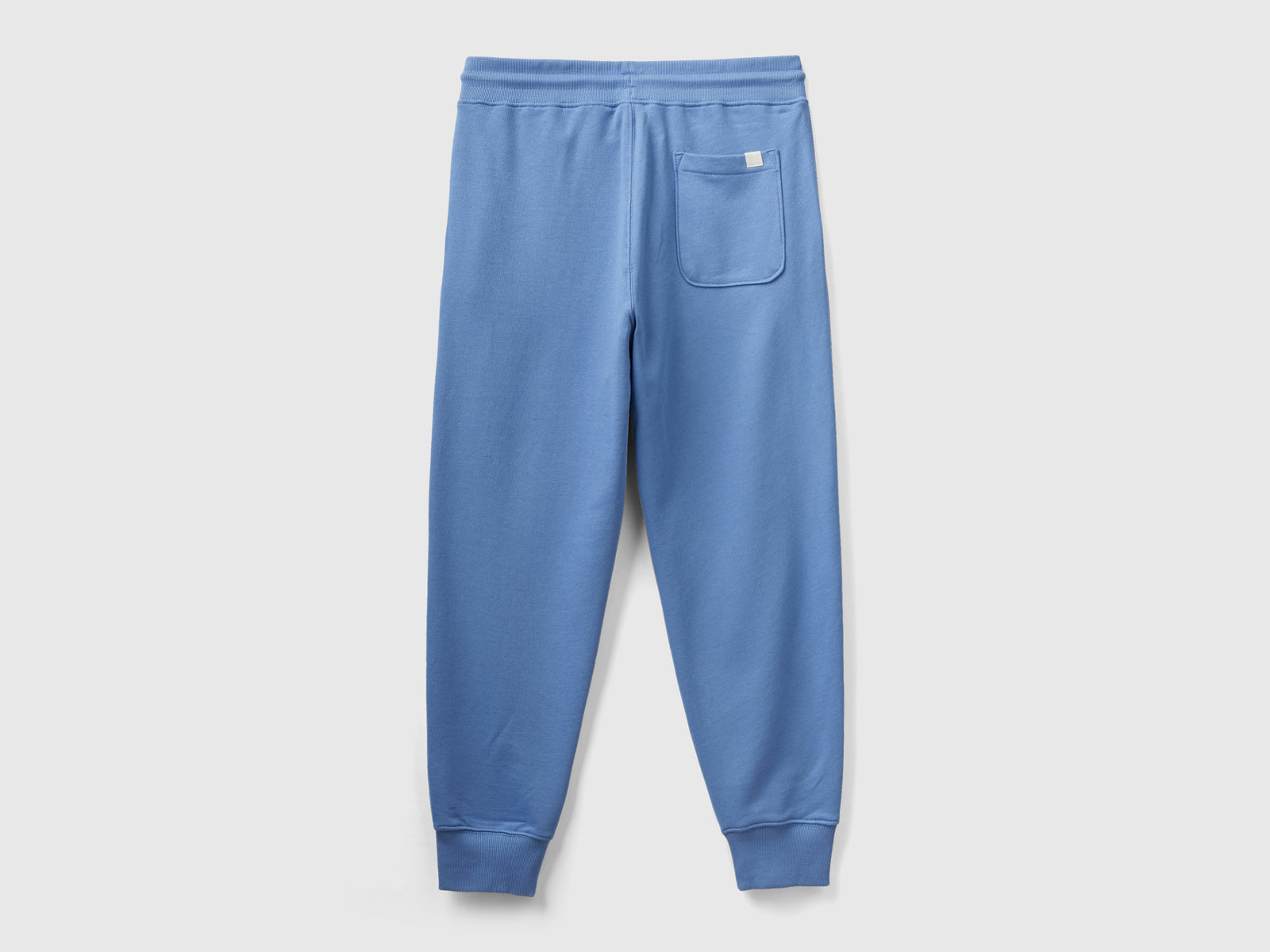 Joggers in felpa 100% cotone da uomo azzurro 2 | Benetton Outlet
