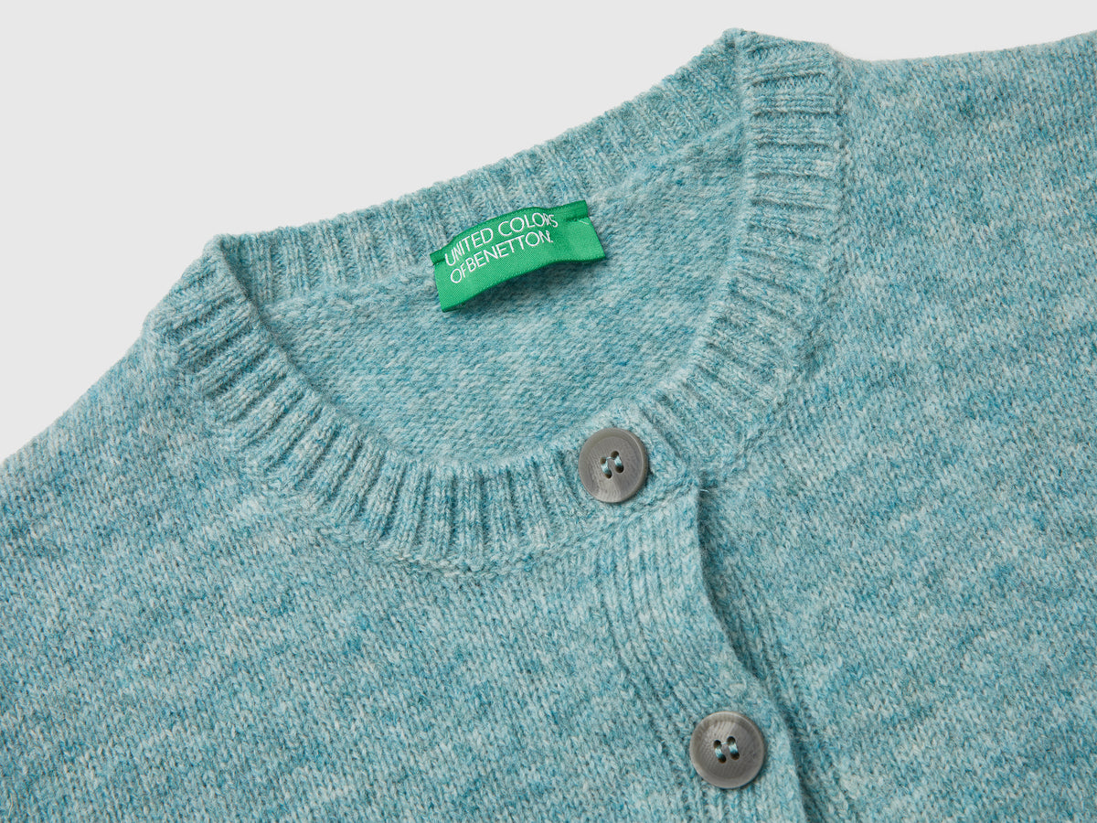Cardigan in pura lana Shetland