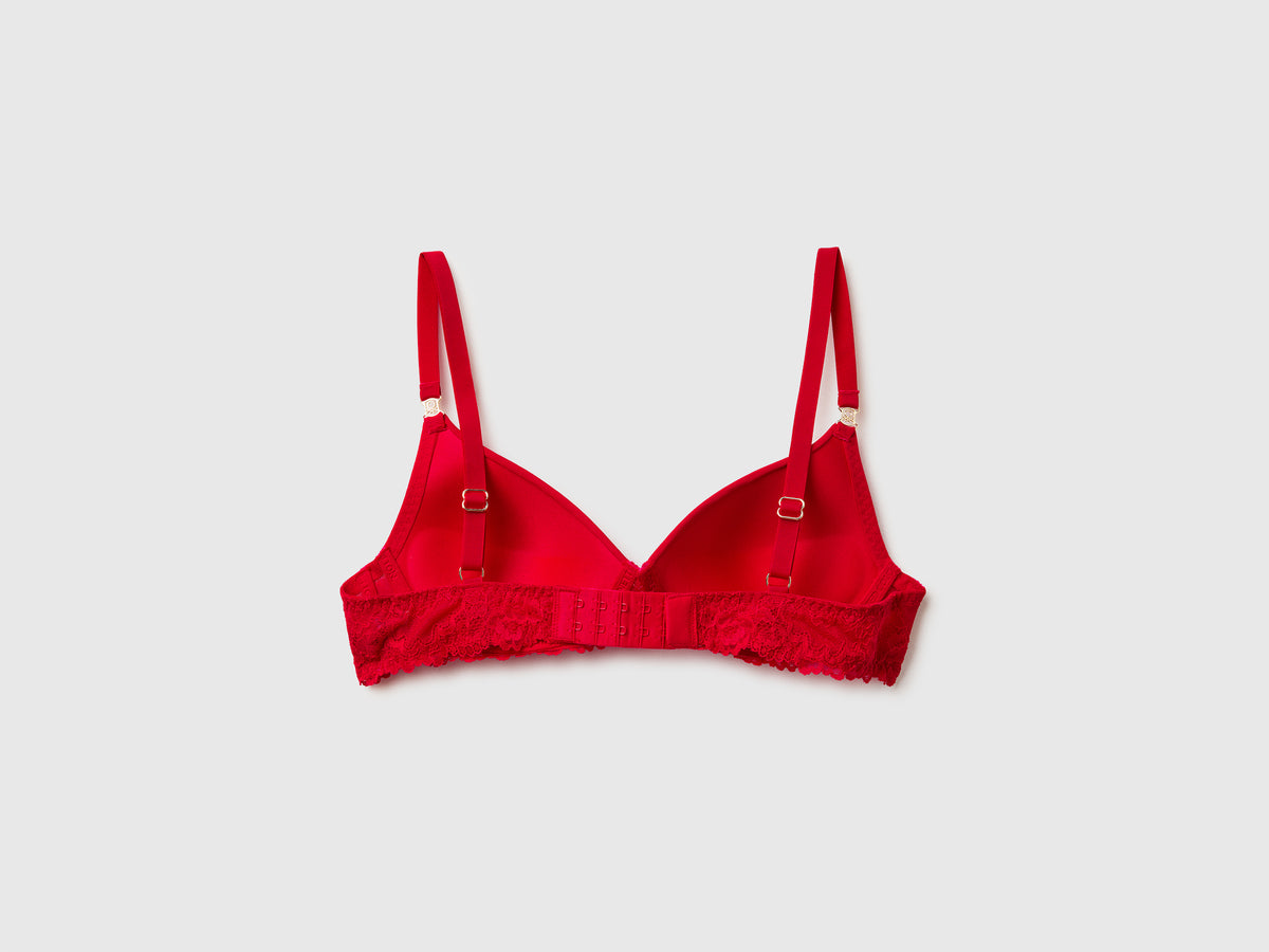 Reggiseno imbottito con pizzo