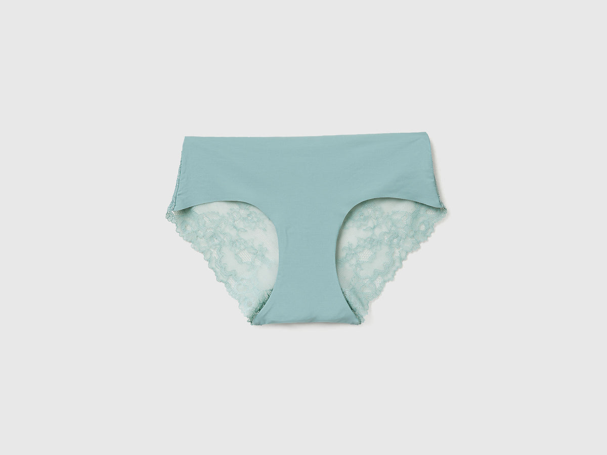 Slip stretch con pizzo