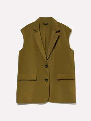 Gilet effetto stropicciato