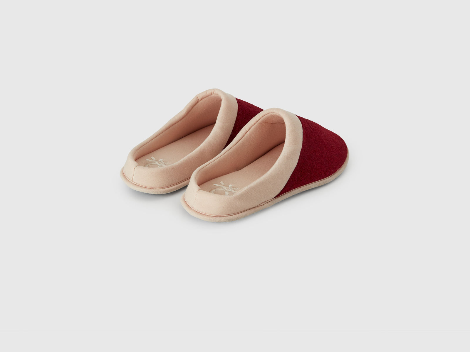 Ciabatte con logo da uomo bordeaux 2 | Benetton Outlet