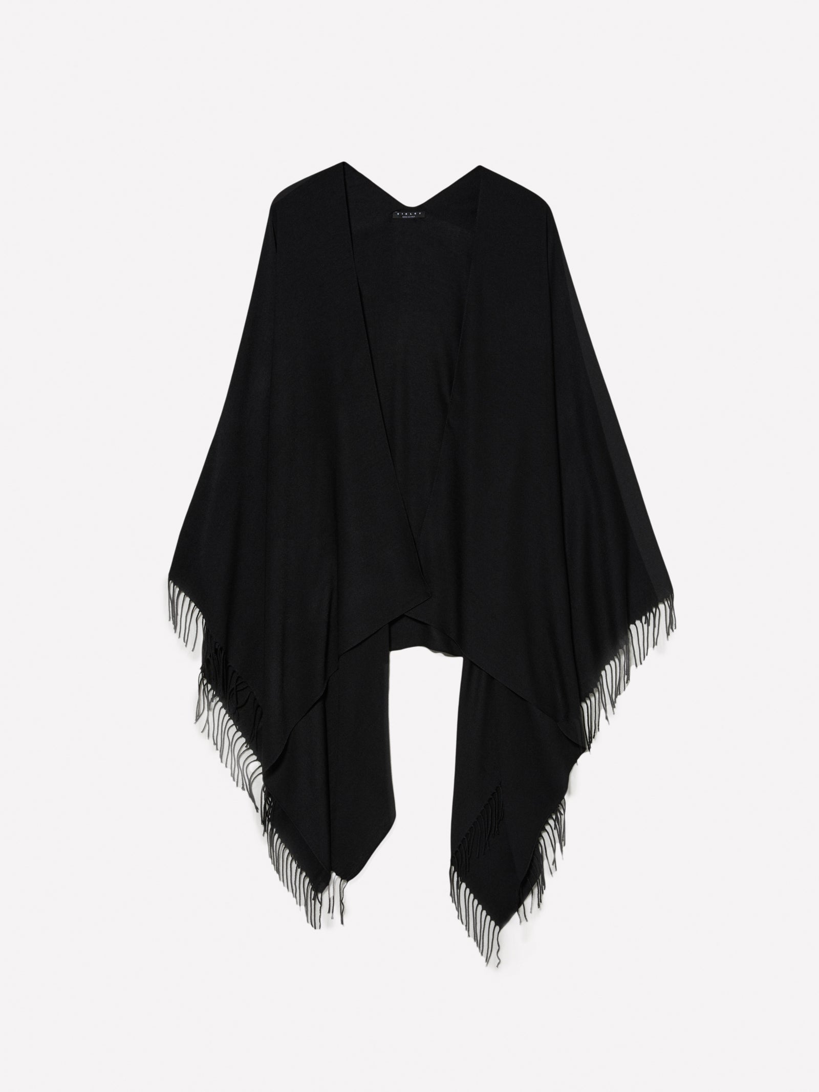 Sciarpa coprispalle da donna nero | Sisley Outlet
