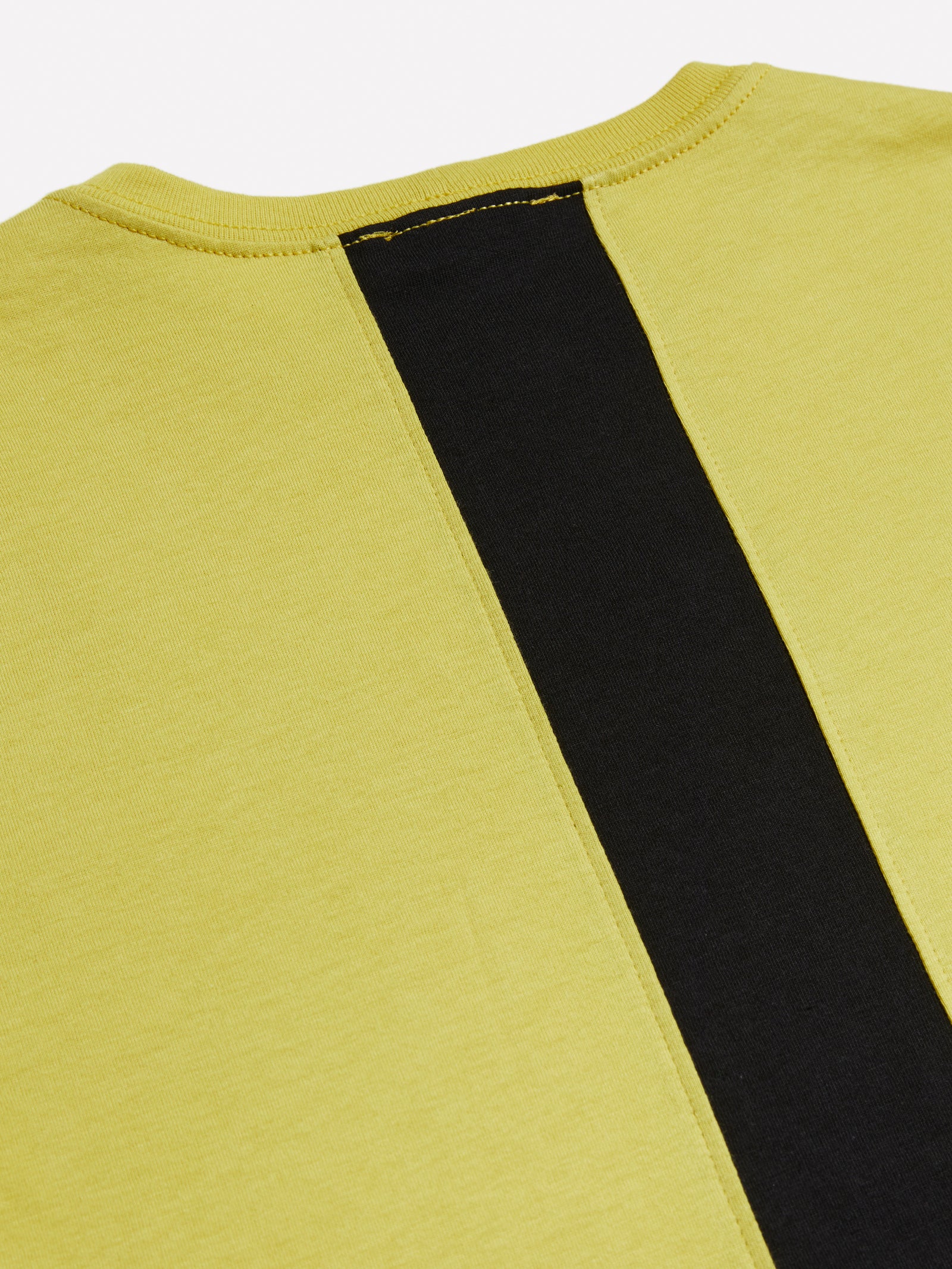 T-shirt 100% cotone bio con banda da bambino giallo 3 | Sisley young Outlet