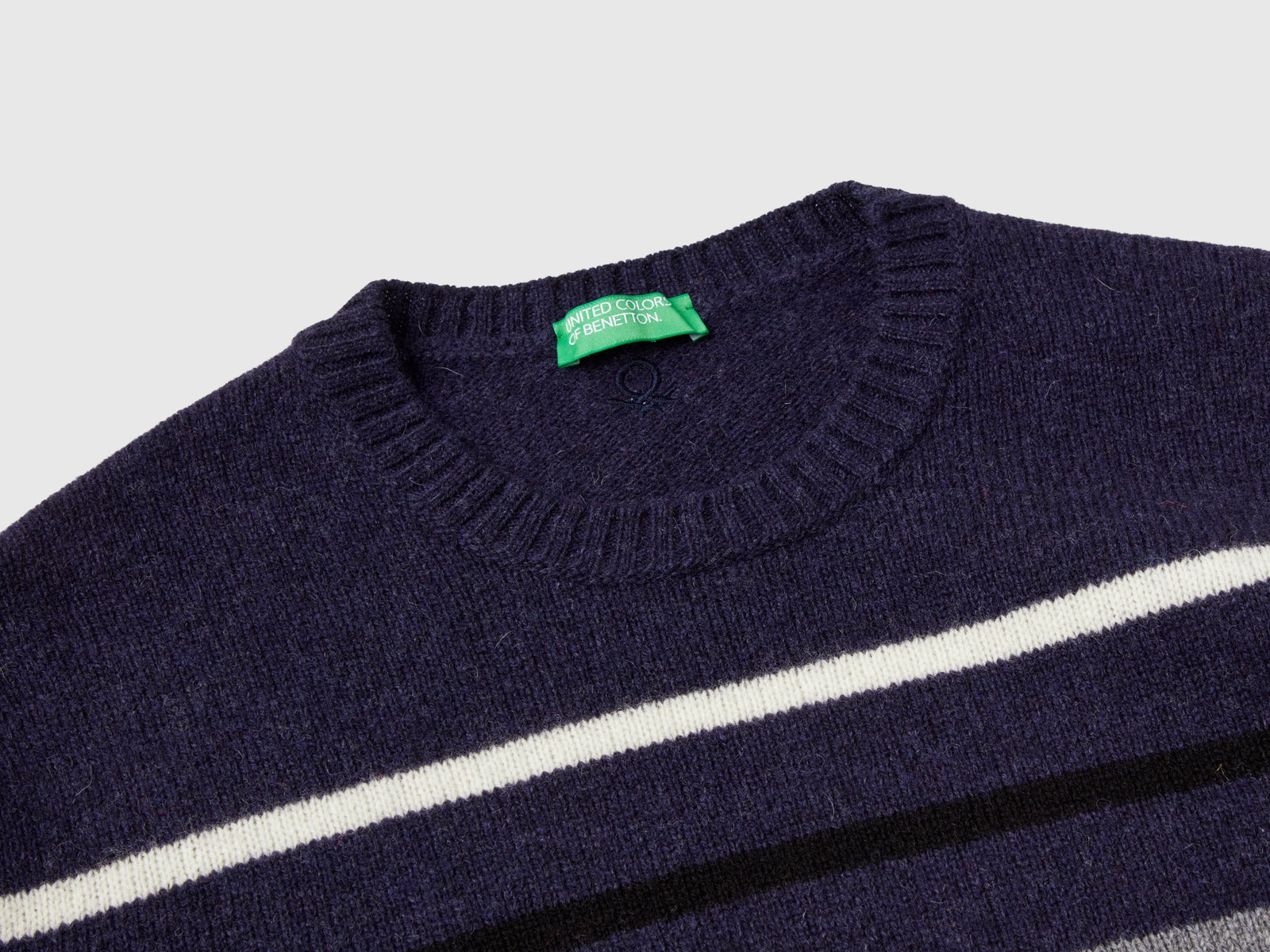 Maglia in pura lana Shetland da uomo blu scuro 3 | Benetton Outlet