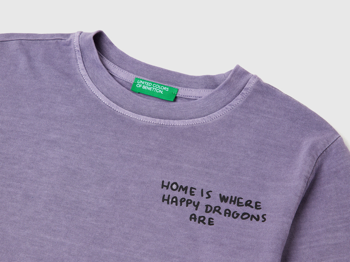T-shirt manica lunga con stampa