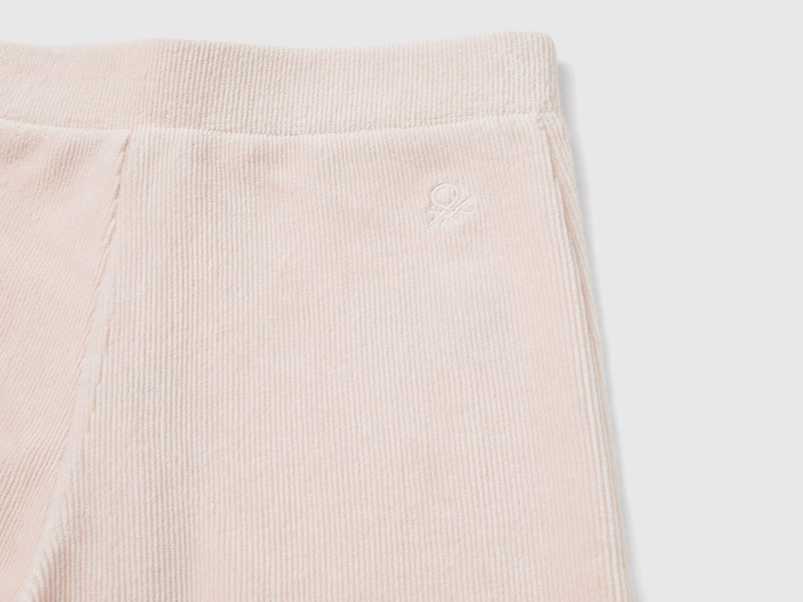 Pantaloni ampi in ciniglia da bambina pesca 3 | Benetton Outlet