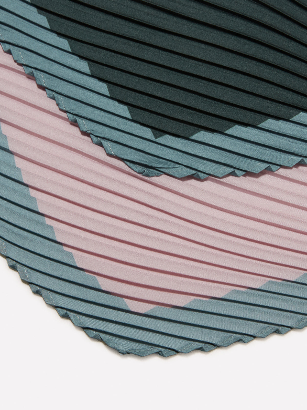 Foulard plissé