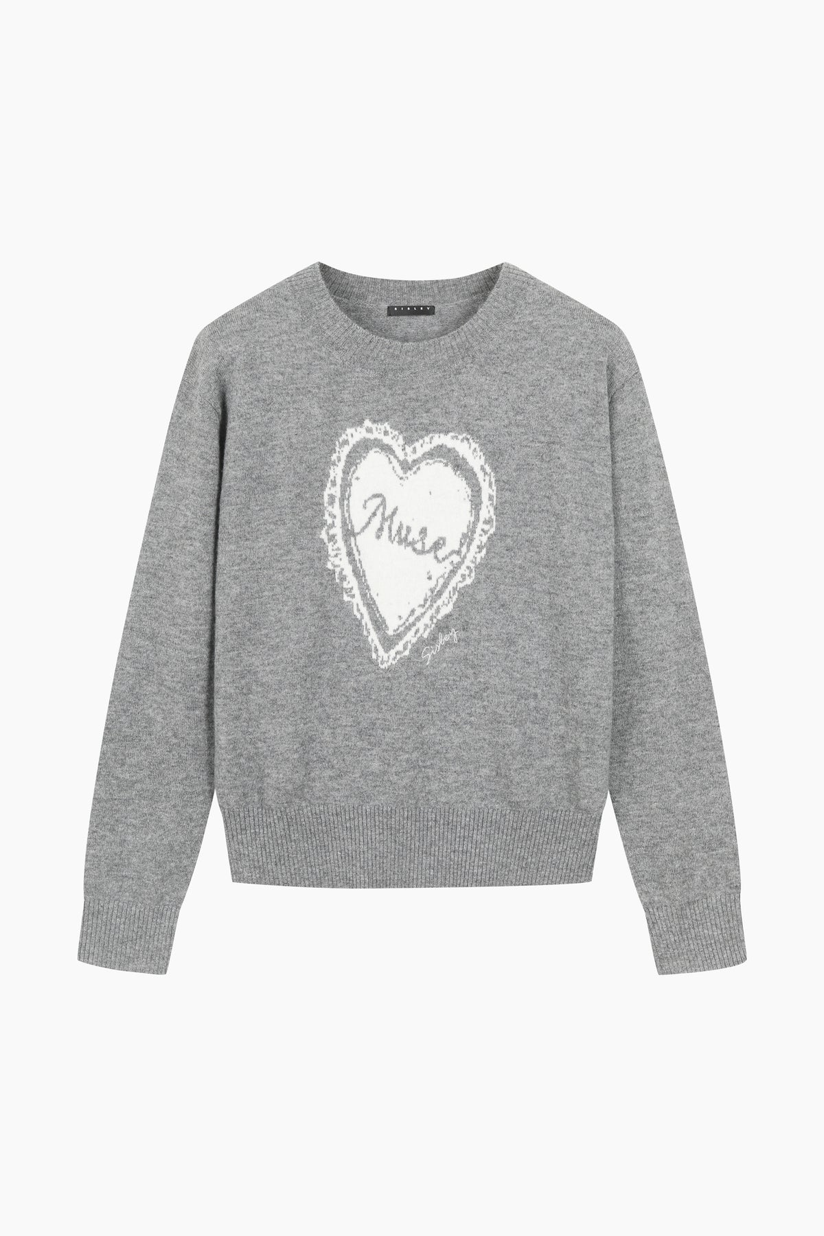 Maglia con intarsio cuore