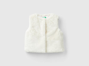 Faux fur vest
