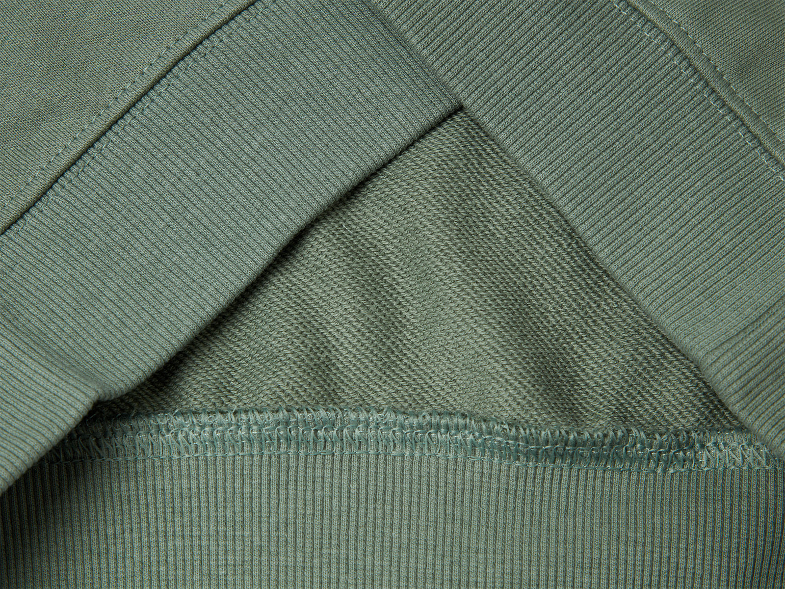 Felpa over fit con stampa spessorata da bambino verde militare 3 | Benetton Outlet