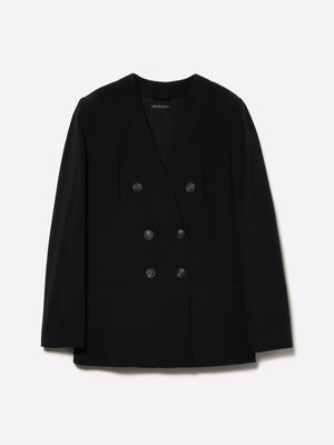 Blazer doppiopetto con scollo a V