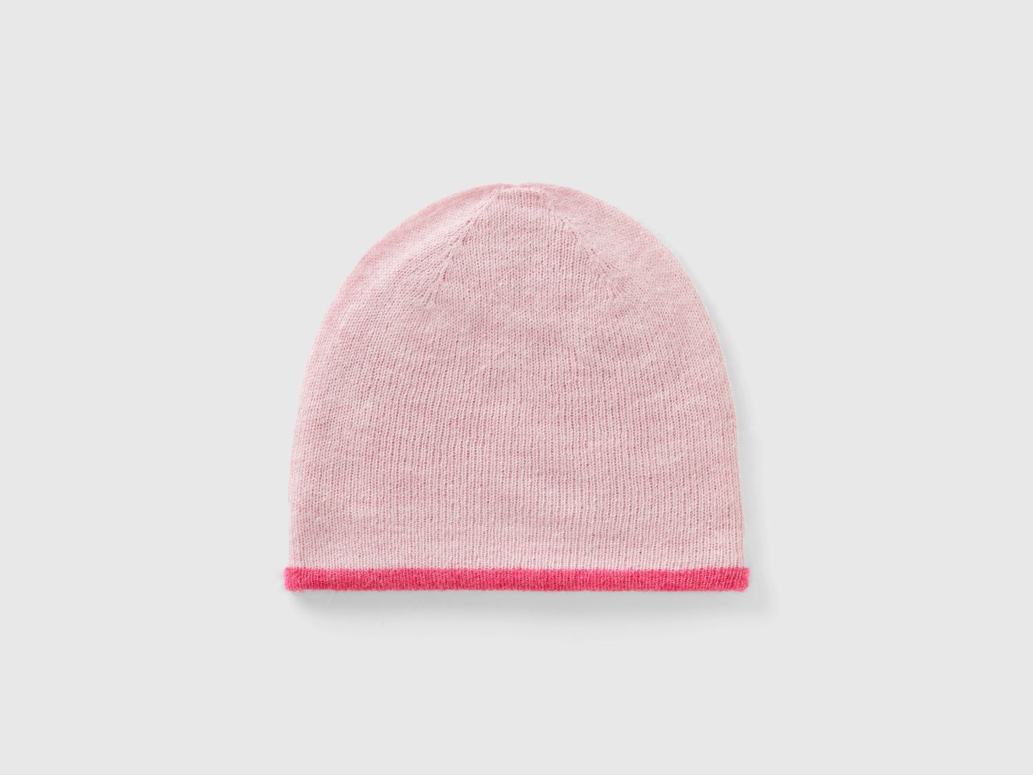 Berretto reversibile in misto viscosa da bambina rosa | Benetton Outlet