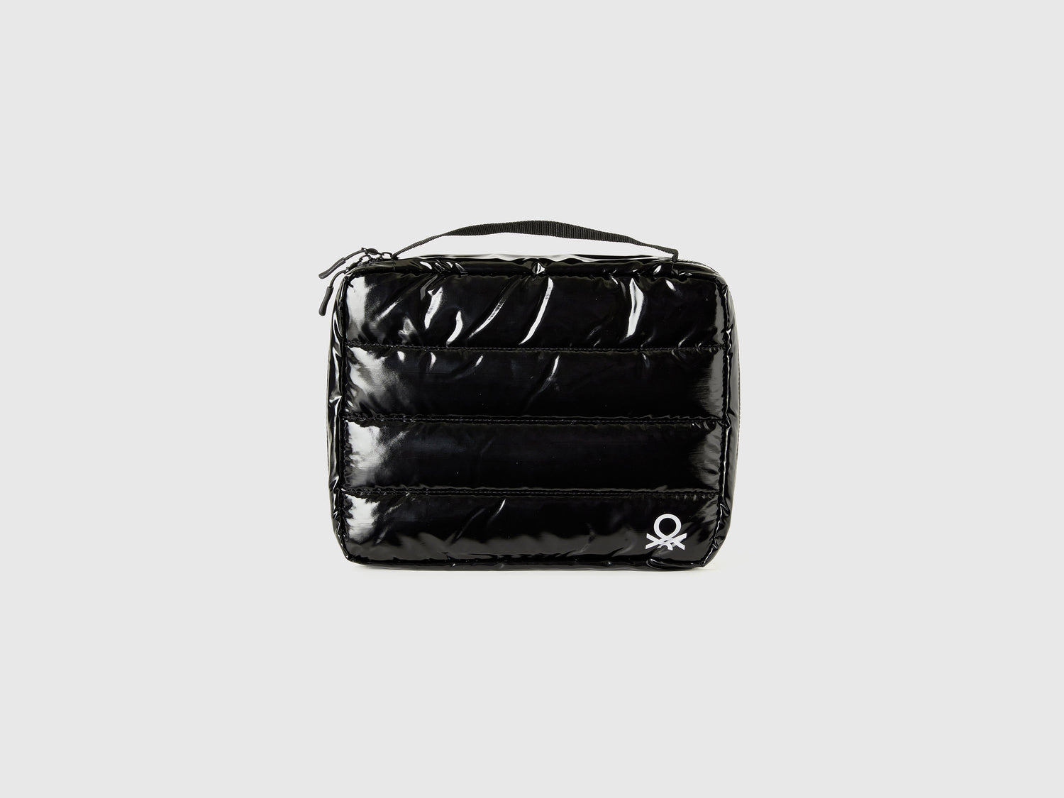 Large padded pencil case da uomo nero | Multimarchio Outlet