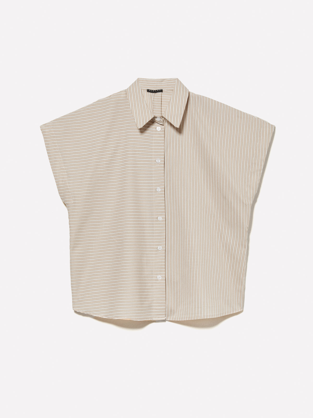 Camicia over fit a righe