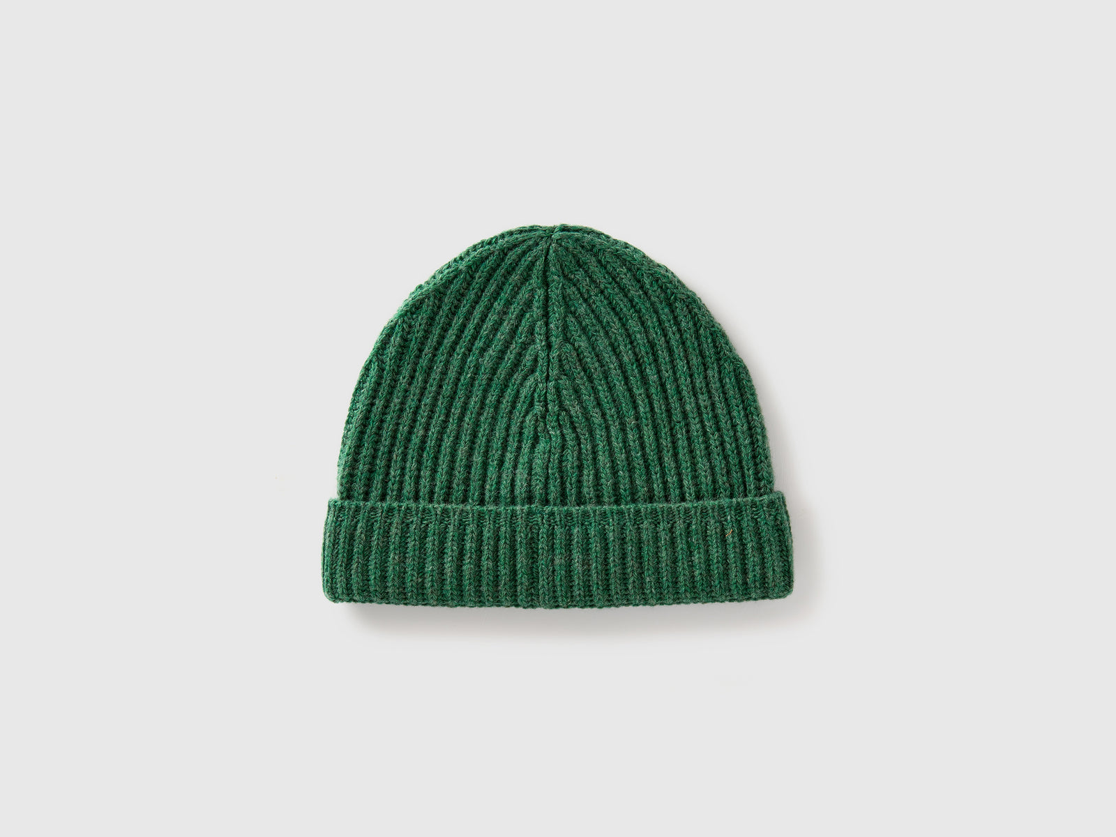 Berretto in pura lana vergine da uomo verde 2 | Benetton Outlet