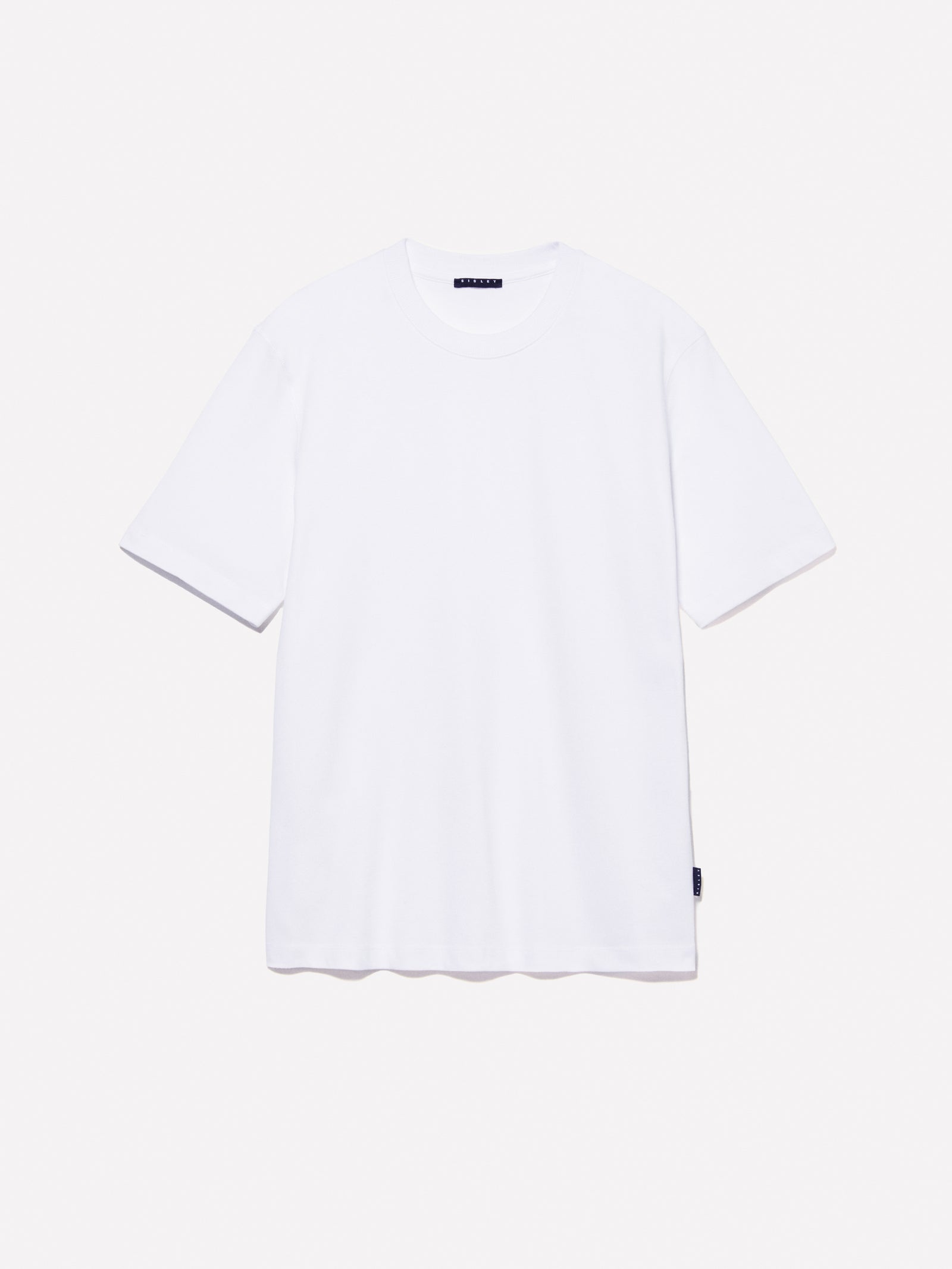 Camiseta 100% algodón orgánico da uomo bianco | Sisley Outlet