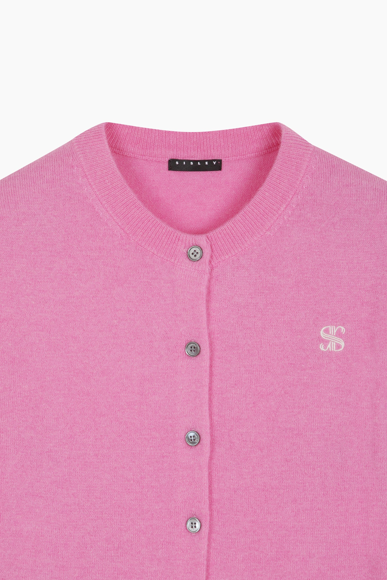 Cardigan con ricamo da donna rosa 3 | Sisley Outlet