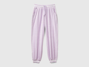 Pantaloni in ciniglia con coulisse