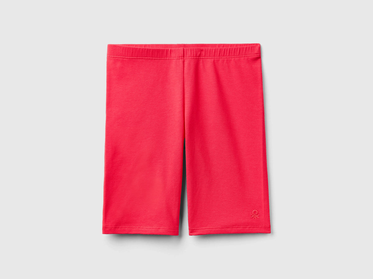 Leggings corti in cotone stretch