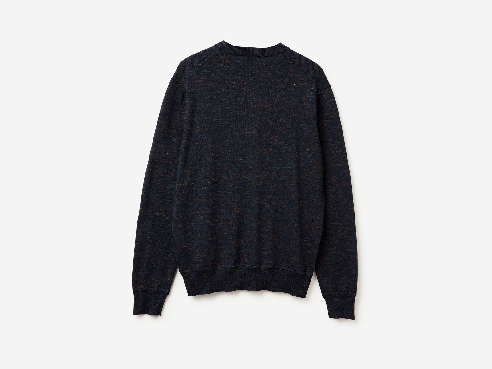 Maglione in misto lana e lino da uomo blu scuro 2 | Benetton Outlet