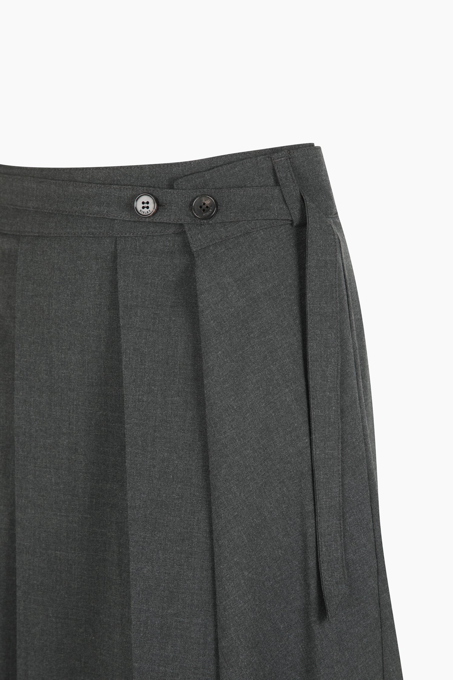 Maxi gonna con pieghe da donna grigio chiaro 3 | Sisley Outlet