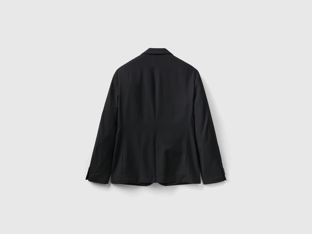Blazer regular fit in misto viscosa