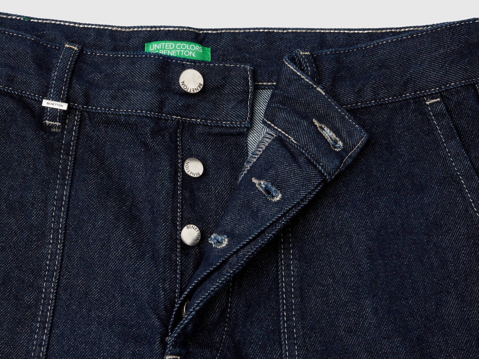 Jeans fatigue fit da uomo blu scuro 3 | Benetton Outlet