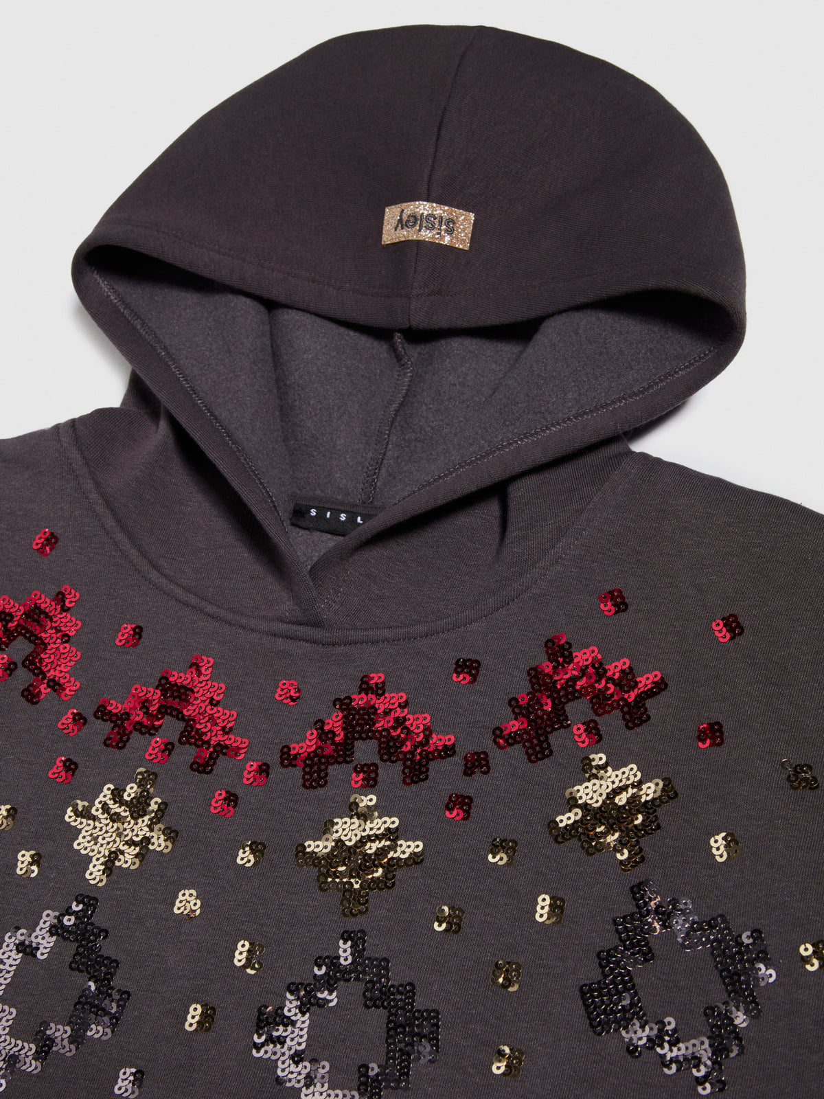 Gilet in felpa con cappuccio