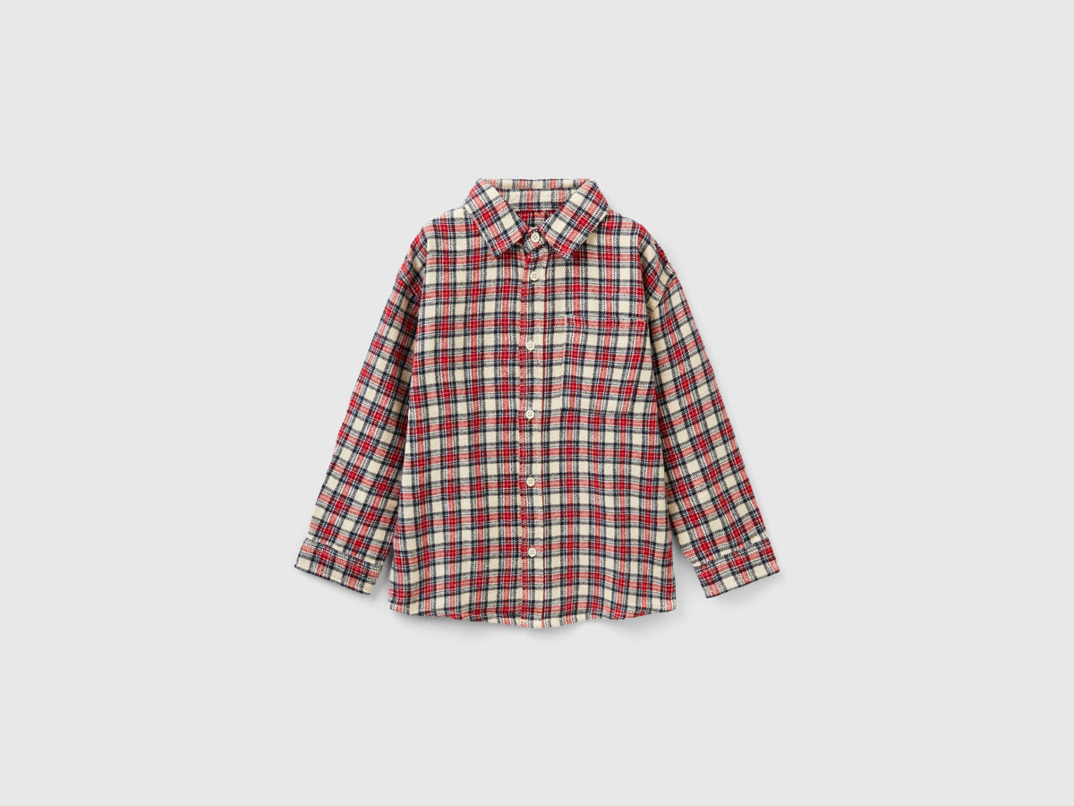 Camicia a quadri in flanella