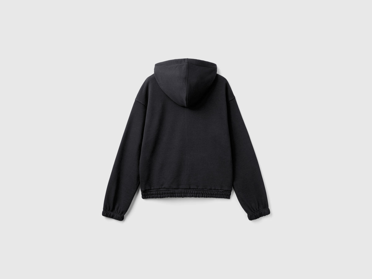 Cotton blend hoodie