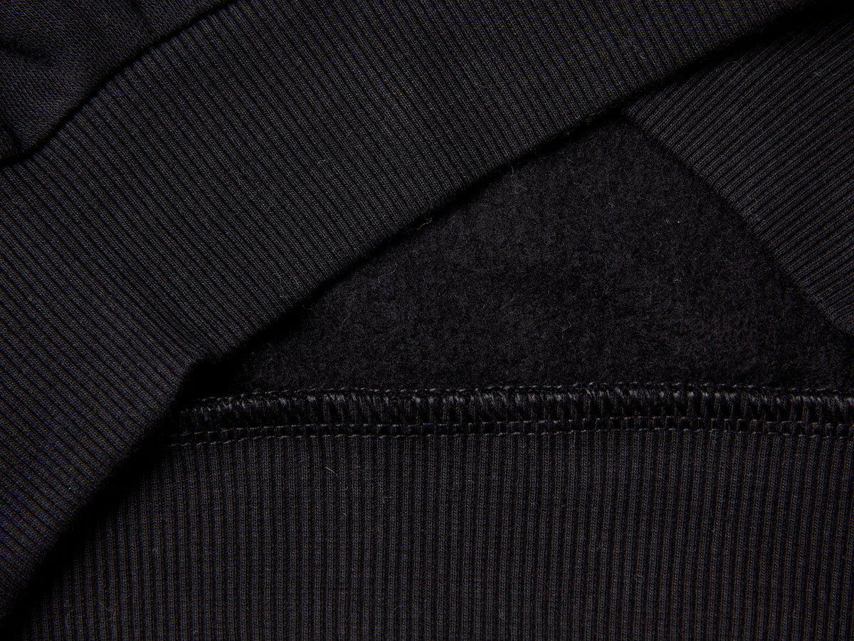 Felpa con zip e paillettes