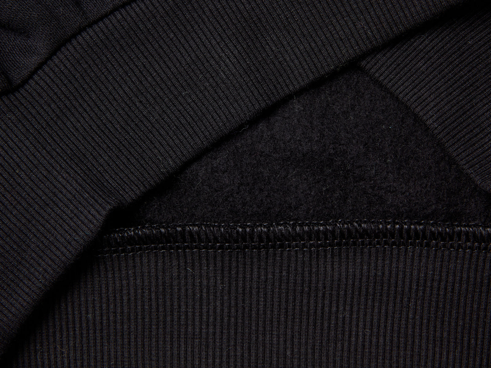 Felpa con zip e paillettes da bambina nero 3 | Benetton Outlet