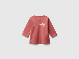 T-shirt manica lunga 100% cotone bio