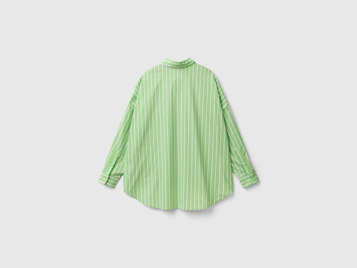 Camicia ampia a righe