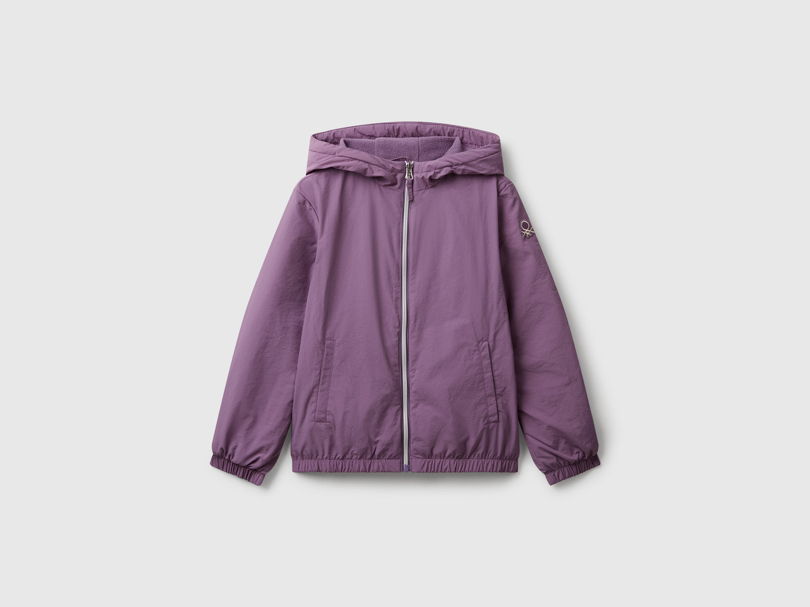 Giacca leggera "Rain Defender" da bambina viola | Benetton Outlet