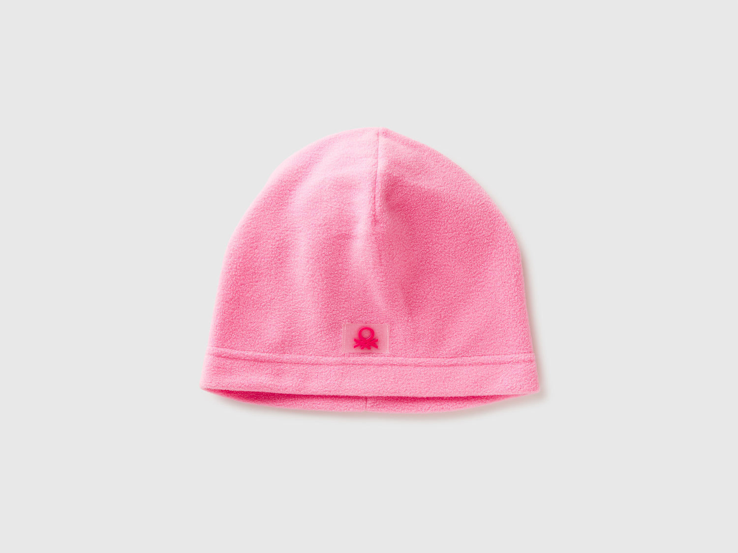 Cuffietta in pile da bambino rosa | Benetton Outlet