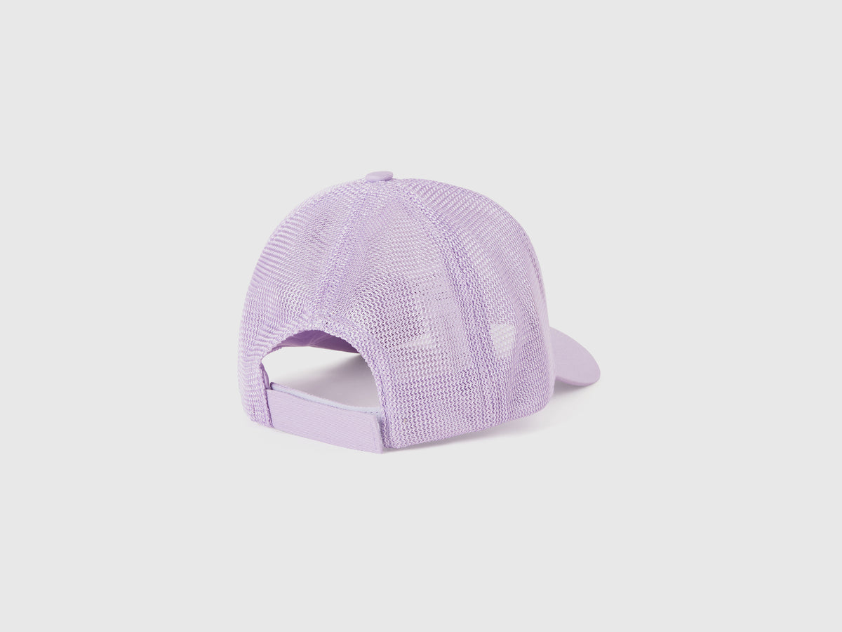 Cappello baseball in cotone e rete