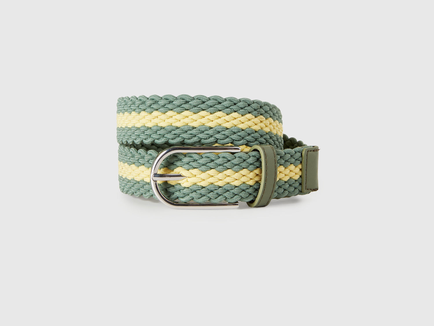 Cintura elastica da bambino verde oliva | Benetton Outlet
