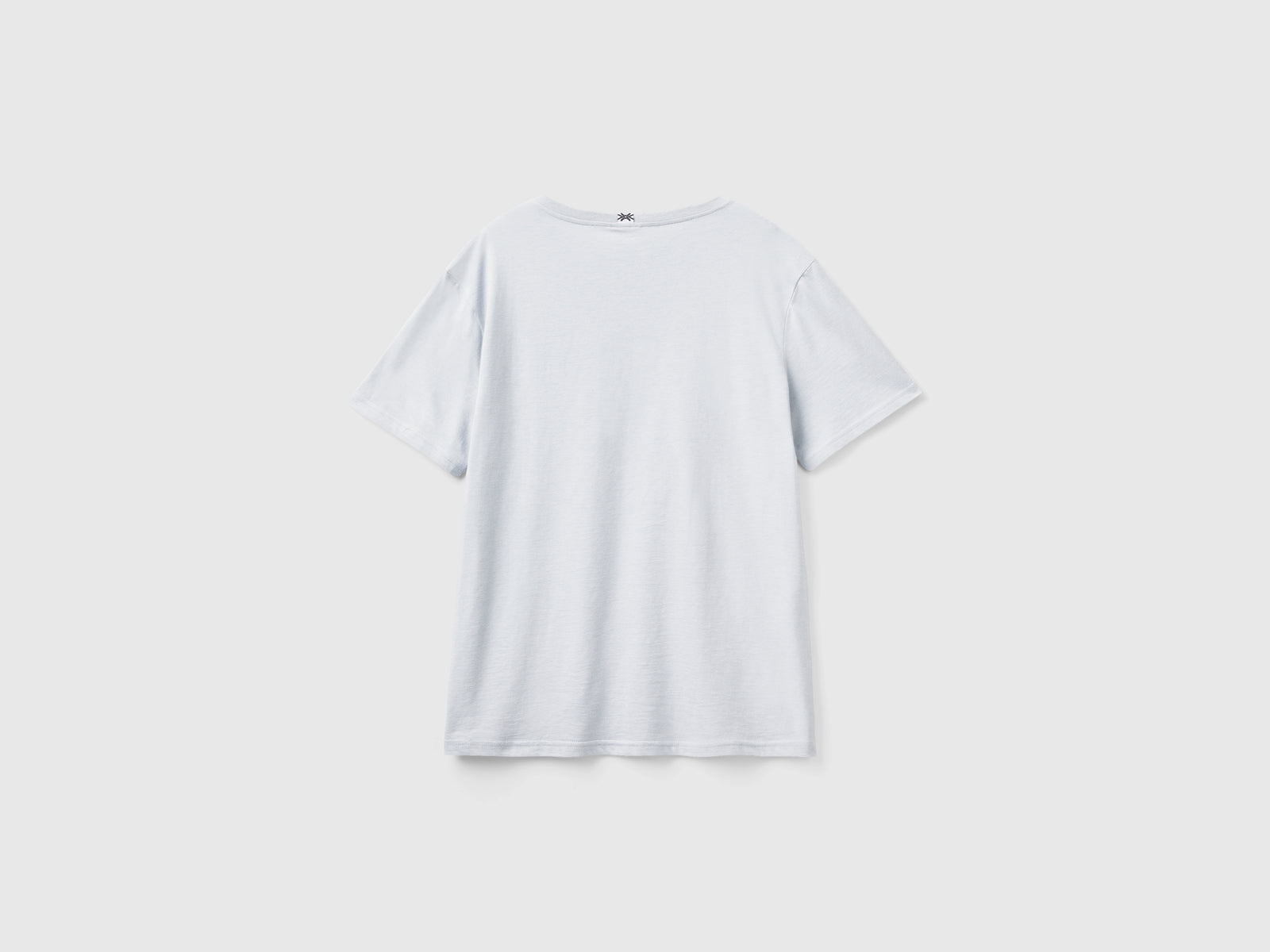T-shirt con stampa logo da uomo grigio chiaro 2 | Benetton Outlet